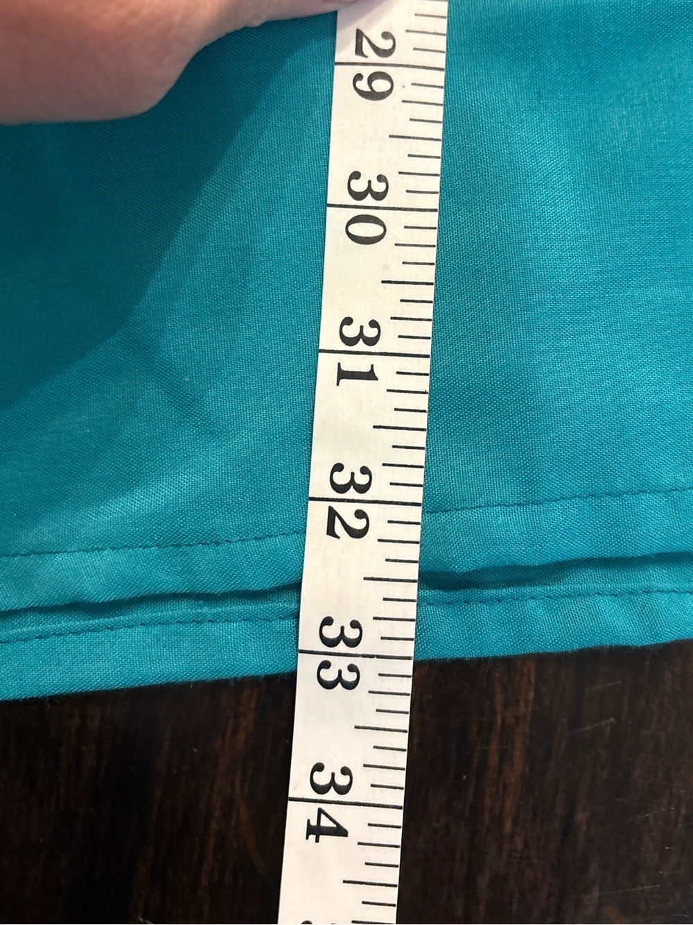 S.TH Egyptian Turquoise Embroidered Tunic Dress or kaftan-style with Bib size 4 - Picture 8 of 8